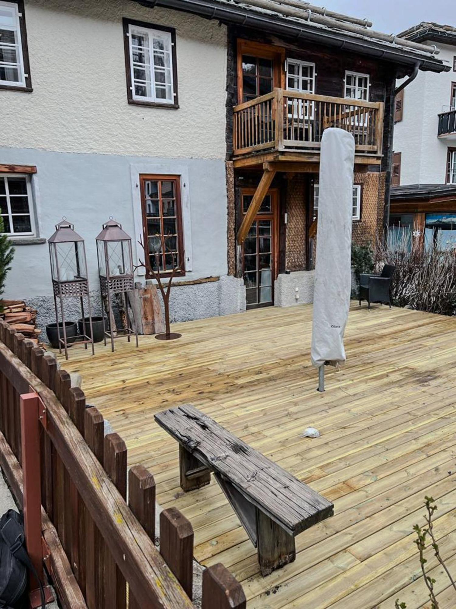 Alte Post Saas-Fee Lejlighed Eksteriør billede